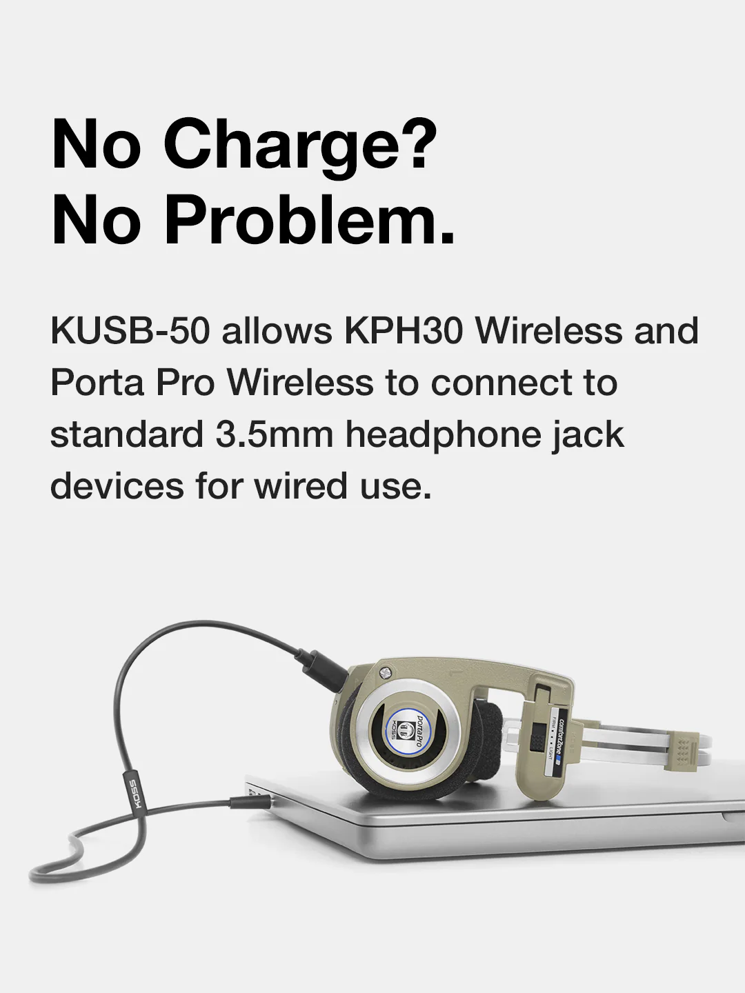 KUSB-50 Analog Audio Pass Through Cord for KPH30 Wireless - Image 5
